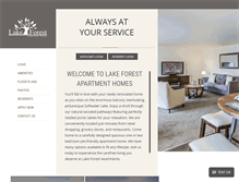 Tablet Screenshot of lakeforestgr.com